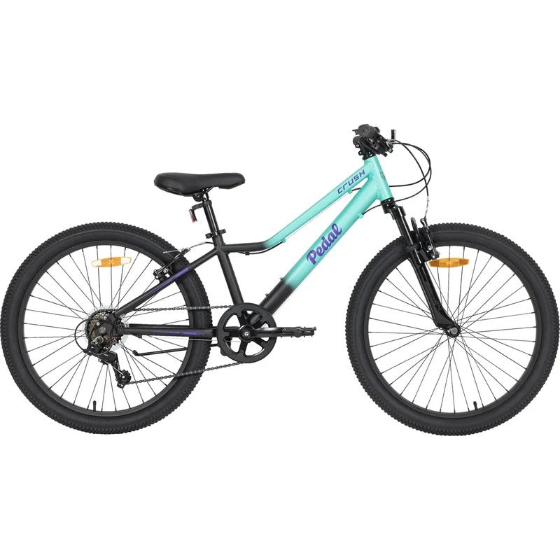2025 PEDAL CRUSH 24|KIDS 24″ WHEELS (9-12 Years old)|TEAL PURPLE FADE