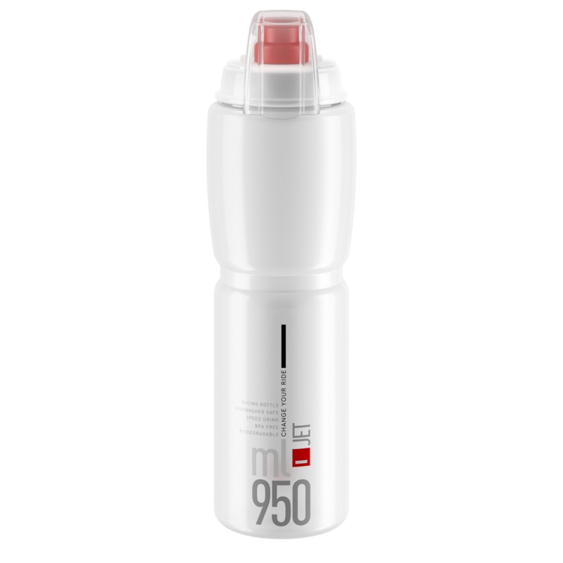 Borraccia Elite Jet Logo Plus 950ml – Trasparente