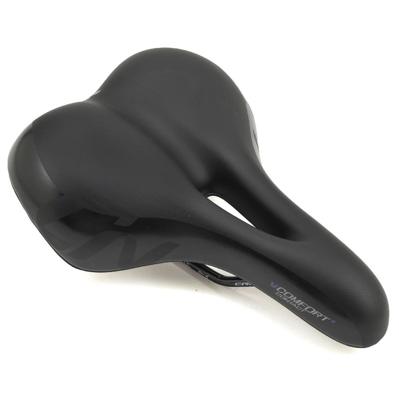 Liv Contact Comfort+ Women’s Saddle (Black) (Chromoly Rails)