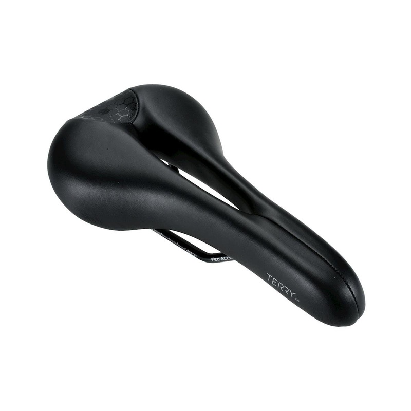 Terry Men’s Fly Chromoly Saddle (Black) (FeC Alloy Rails) (140mm)