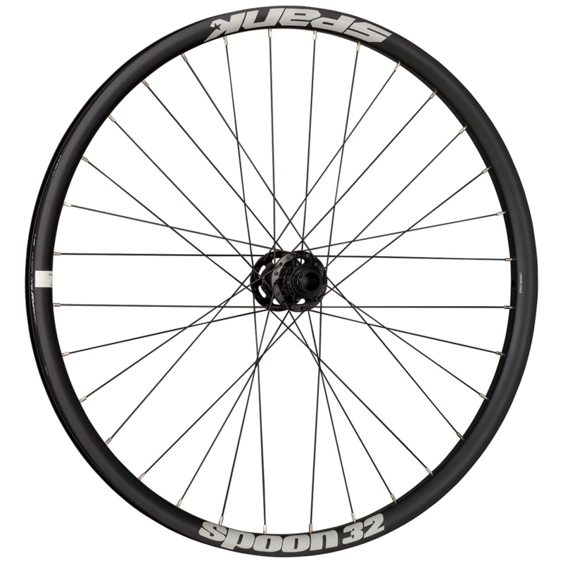 Spank – Spoon 32 26 Wheels|SPANK SPOON 32 Front Wheel, 32H, 26″, 20×110 (15×100 adaptors inc) Black|SPANK SPOON 32 Singlespeed Rear Wheel, 11T Cog Freehub, 32H, 26″, 10x135mm Bolt-On, Black|SPANK SPOON 32 Rear Wheel, 32H, 26″, SHIMANO HG 12×142 / QRx135mm
