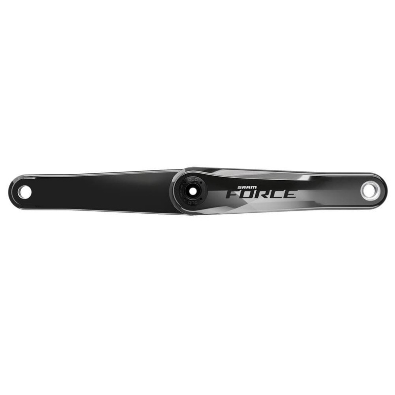 Sram Crank Arm Assembly Force D1 Dub  Gloss Finish (Bb/Spider/Chainrings Not Included): Gloss Black 172.5Mm