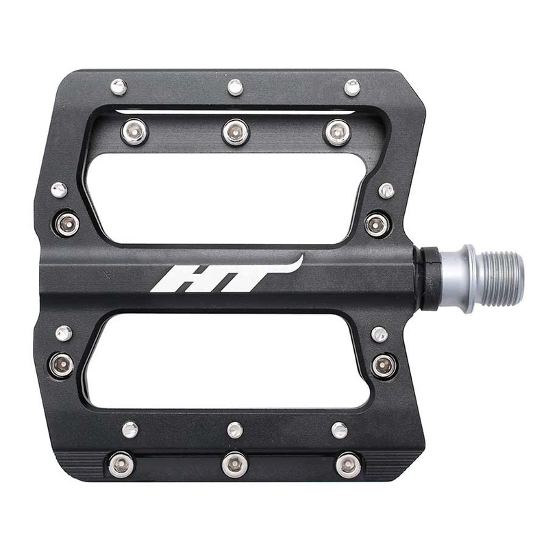 HT Components AN14A Pedals – Platform Aluminum 9/16 Black