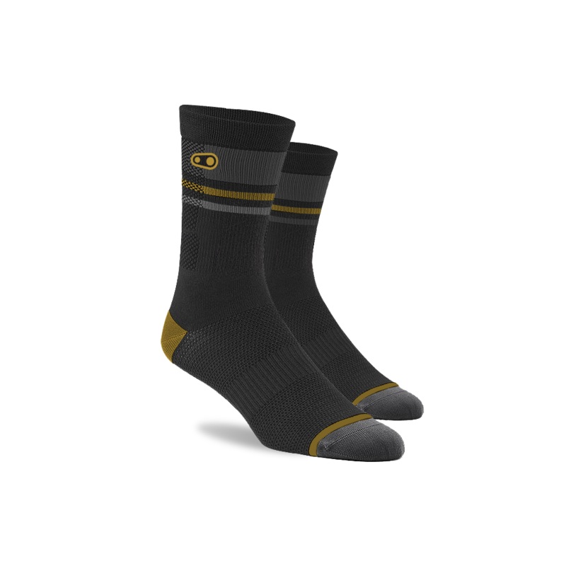 Crankbrothers Trail Socks|Crankbrothers Socks MTB Black/Gold –  S/M|Crankbrothers Socks MTB Black/Gold – L/XL|Crankbrothers Socks MTB Black/Orange/Green – L/XL|Crankbrothers Socks MTB Black/Orange/Green – S/M|Crankbrothers Socks MTB Black/Red/Grey – L/XL|