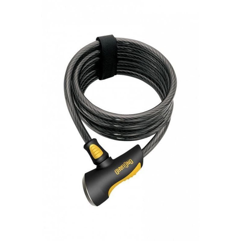 OnGuard Doberman Cable Lock 10mm – Black/Yellow – 185cm