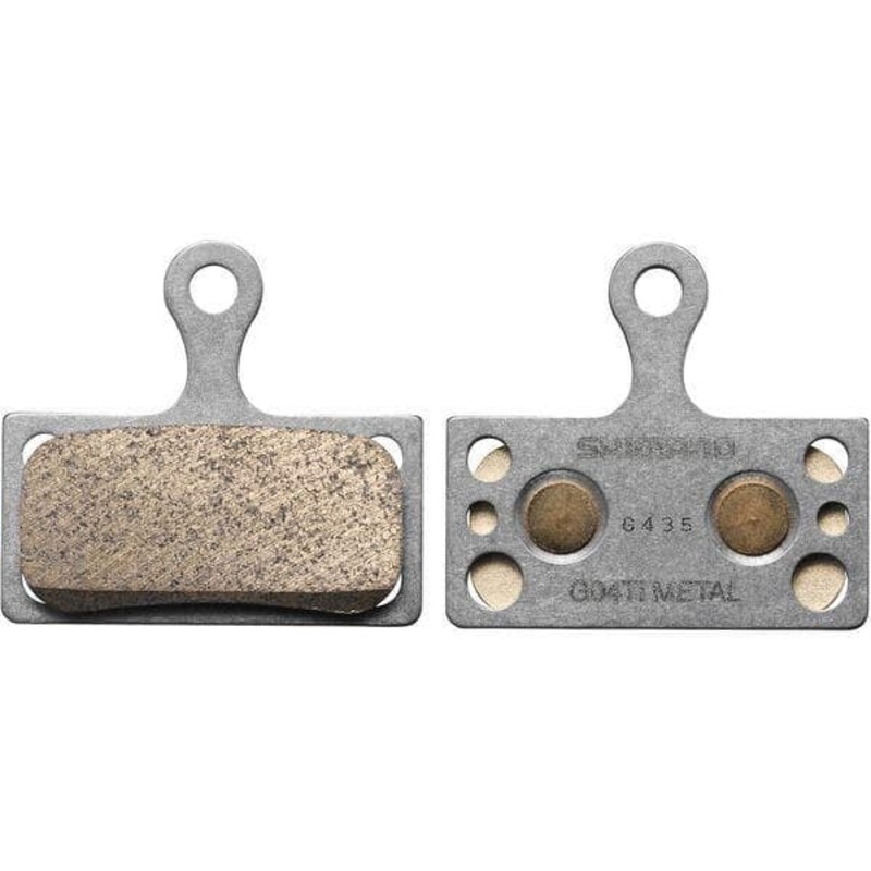 Shimano G04Ti-MX disc pads and spring; metal sintered pad; titanium back