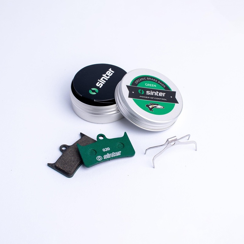 Sinter Disc Brake Pads – 020 Hope S2032 – Single Pair Metal Can Carded: Green