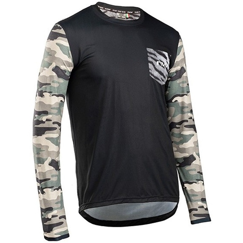 Maglia maniche lunghe Northwave Wild All Mountain – Nero