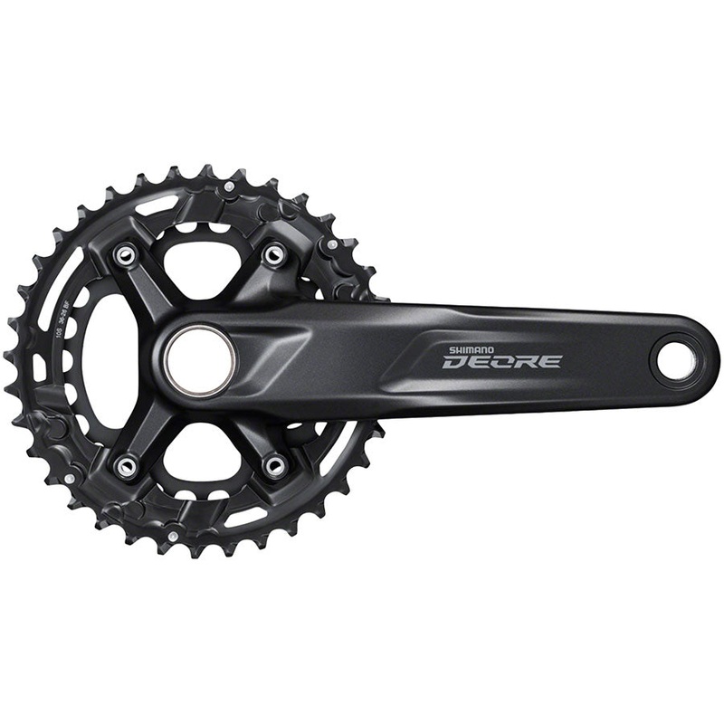 Shimano Deore FC-M4100-B2 Crankset – 175mm 10-Speed 36/26t 96/64 BCD For 51.8mm Chainline BLK