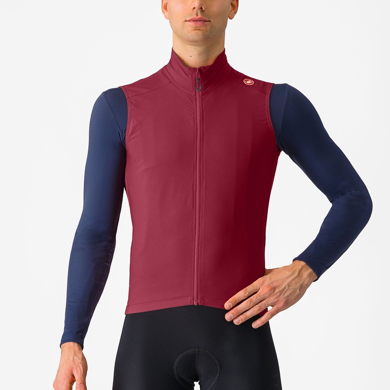 Gilet Castelli Espresso – Bordeaux