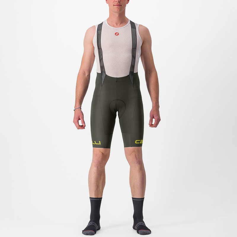 Salopette Castelli Free Aero RC Classic – Verde