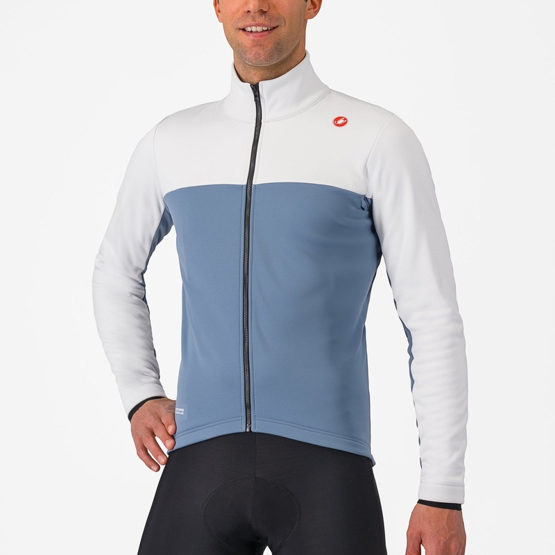 Giacca Castelli Estremo – Bianco azzurro