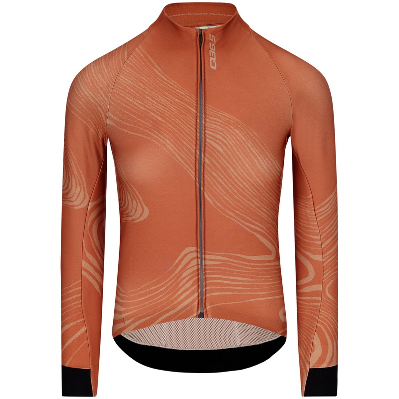 Maglia donna maniche lunghe Q36.5 Gregarius Hybrid Dolomiti – Rosso