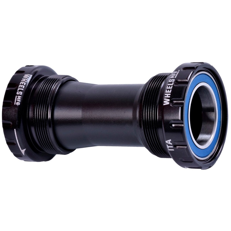 Wheels Manufacturing Italian Bottom Bracket – 24mm Spindle ABEC 3 Black