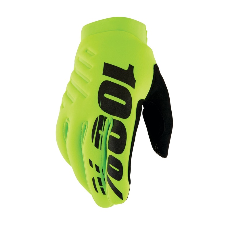 100% Brisker Cold Weather Glove – Fluo Yellow