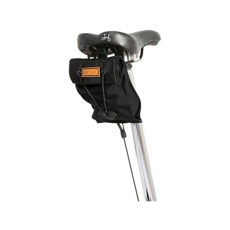 Restrap City Saddle Bag (Black) (Small)