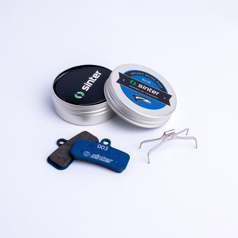 Sinter Disc Brake Pads – 003 Shimano D S530 – Single Pair Metal Can Carded: Blue