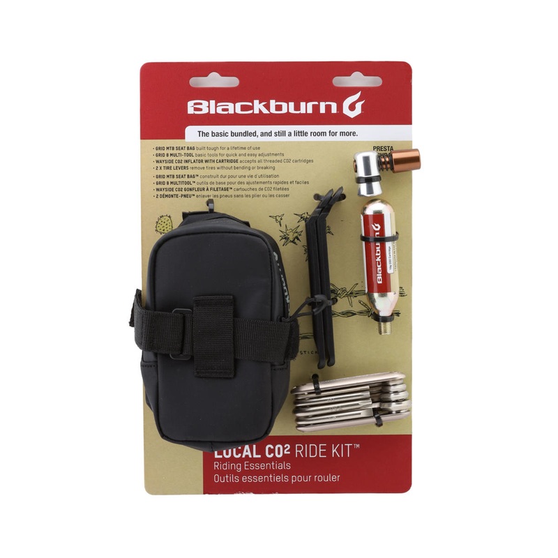 Blackburn Local CO2 Ride Kit (Black) (0.4L)
