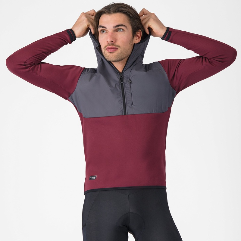 Felpa Castelli Unltd Roam – Bordeaux