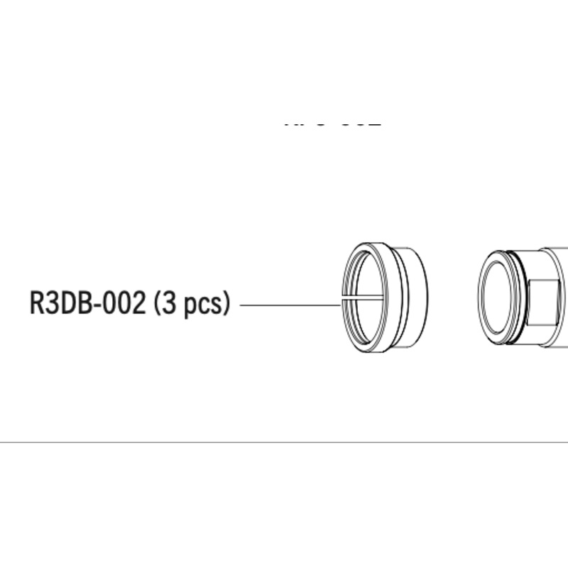 Fulcrum Axle PART R3DB-002|Fulcrum Axle Left Cover Adaptor for DB Rear Axle R3DB-002