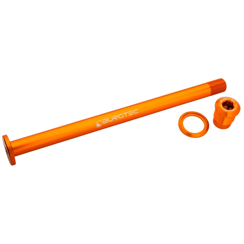 Burgtec Evil 183.5mm UDH Rear Axle Iron Bro Orange