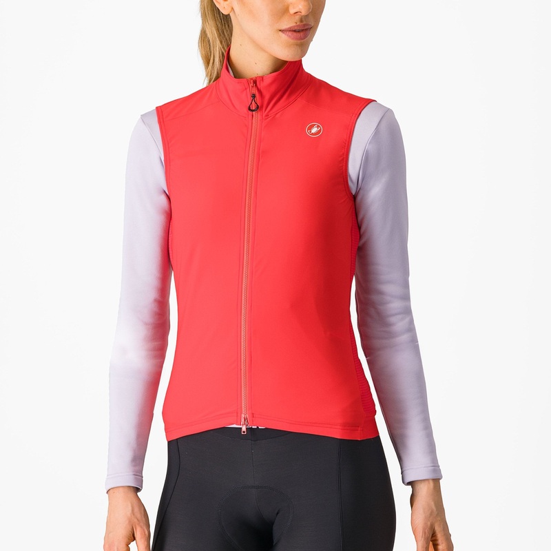 Gilet donna Castelli Espresso – Rosa