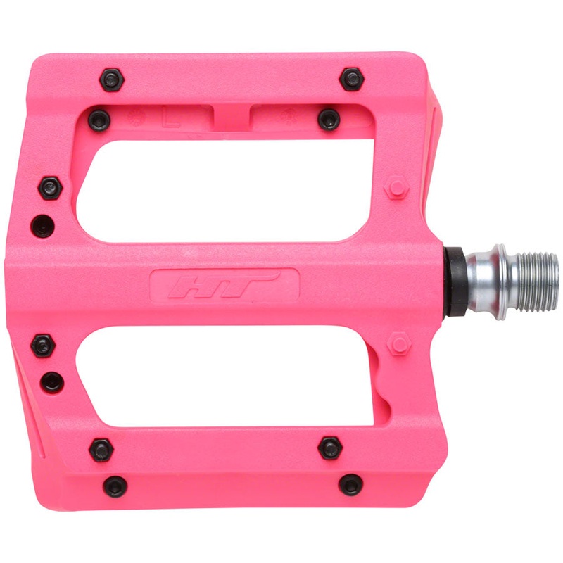 HT Components PA12A Pedals – Platform Composite 9/16 Neon Pink