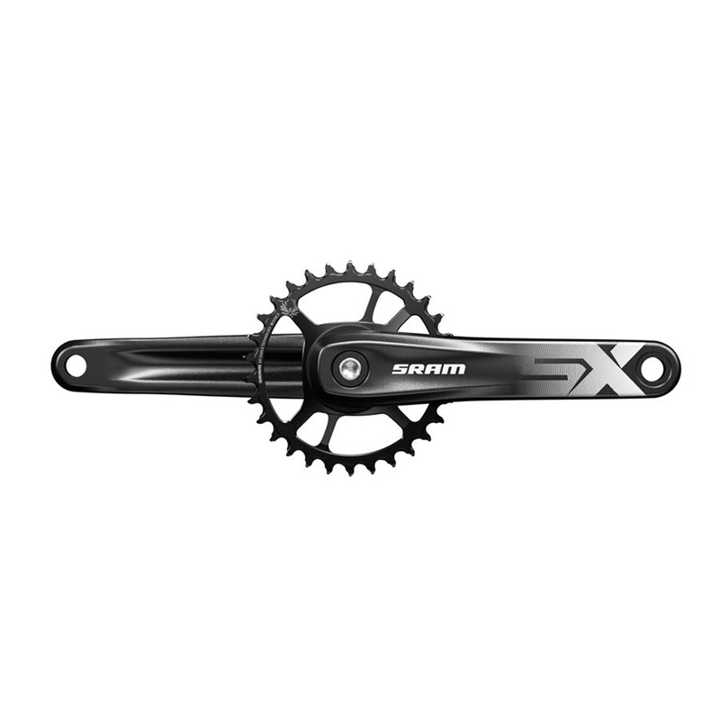 SRAM SX Eagle Crankset – 175mm 12-Speed 32t Direct Mount Power Spline Spindle Interface BLK A1