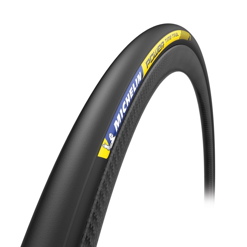 Copertoncino Michelin 700X25 Power Time Trial Tube Type Pieghevole Racing – Nero