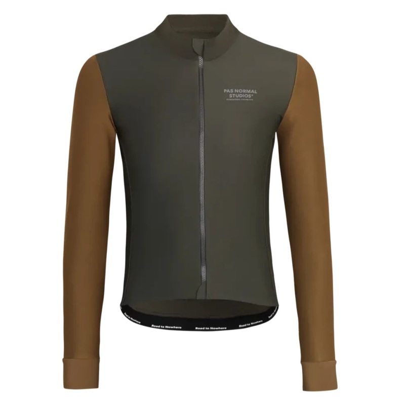 Maglia maniche lunghe Pas Normal Studios Mechanism Thermal – Verde marrone