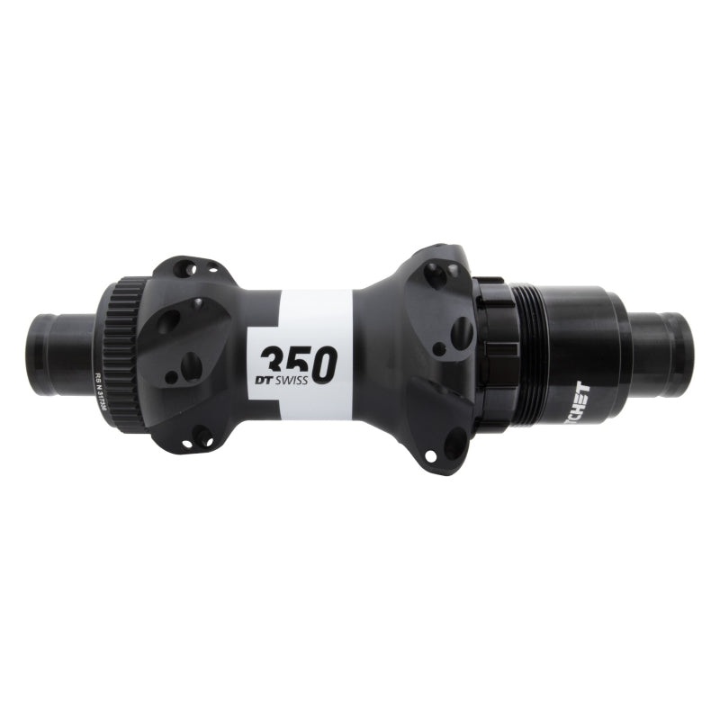 DT Swiss 350 Rear Hub – 12 x 142mm Center-Lock XDR BLK 24H Straightpull 36pt Straight Pull