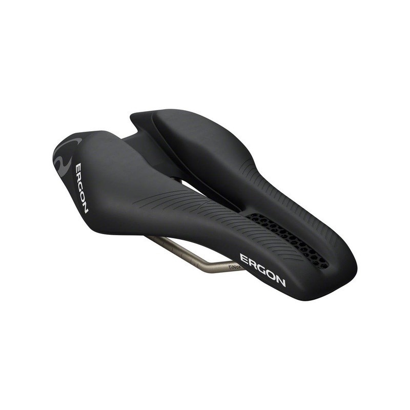 Ergon SR Triathlon Saddle (Black) (Women’s) (Front)