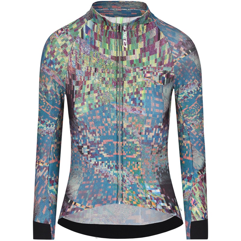 Maglia donna maniche lunghe Q36.5 Gregarius Hybrid Thermomap – Verde