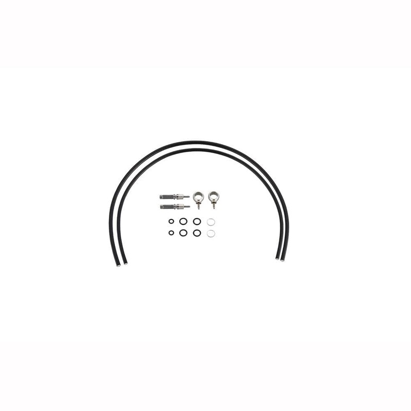 Rockshox Spare – Remote Spare Partbanjo/Hose/Hose Barb Kit Includes Retaining Ring, Banjo O-Rings And Hose Barb O-Ring) – Xloc: Black