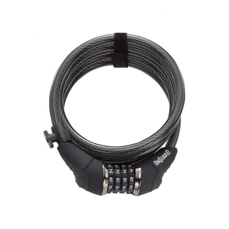 OnGuard Doberman Combo Cable Lock 12mm – Black – 185cm