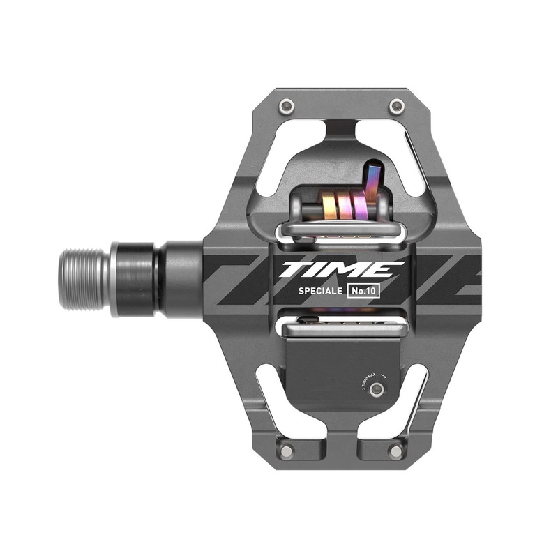 Time Pedal – Speciale 10 Small Mtb Pedals, Including Atac Standard Cleats: Dark Grey