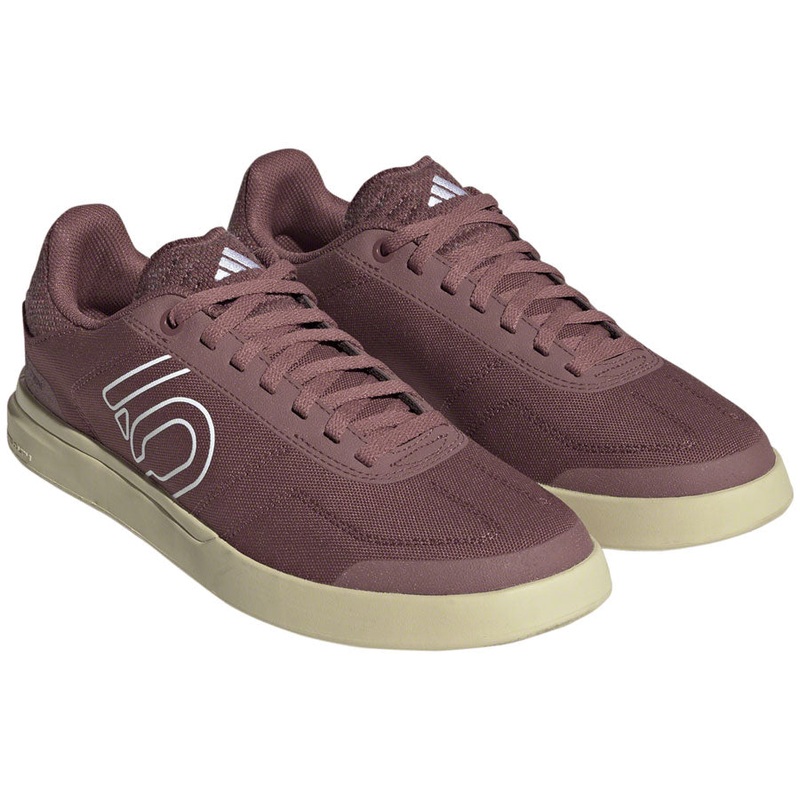 Five Ten Sleuth Deluxe Canvas Flat Shoes – Womens Quiet Crimson/Ftwr White/Core BLK 9.5