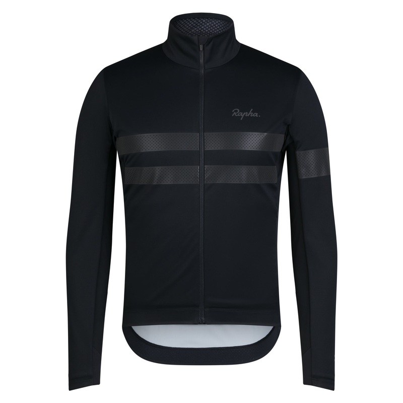 Maglia maniche lunghe Rapha Brevet Windstopper – Nero