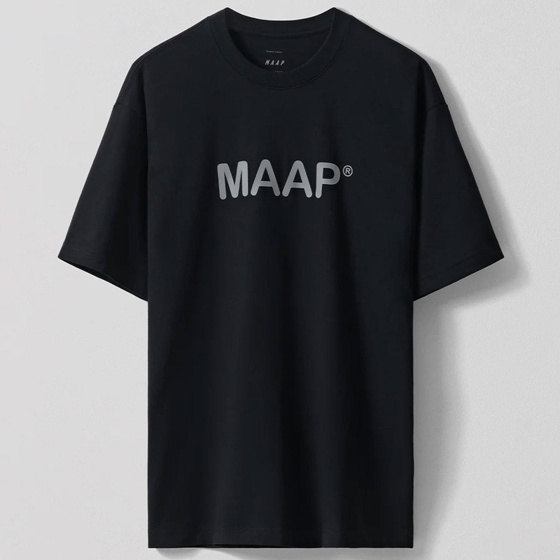 T-Shirt Maap Essentials Text – Nero
