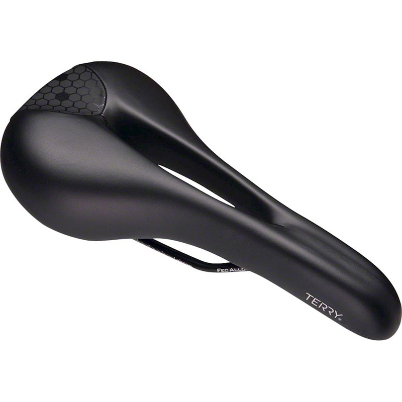 Terry Men’s Fly Chromoly Gel Saddle (Black) (FeC Alloy Rails) (140mm)