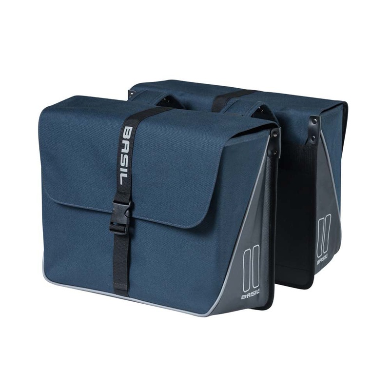 Basil – Forte|BASIL FORTE DOUBLE BAG, 35L, NAVY BLUE/BLACK