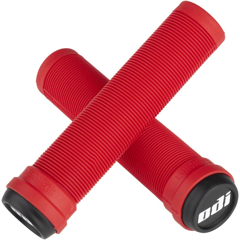 ODI Flangeless Longneck Grips – Red