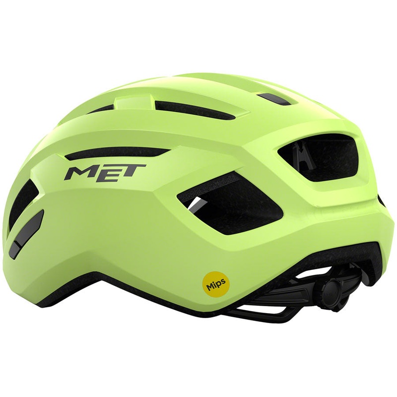 MET Vinci MIPS Helmet – Ultra Lime/Glossy Large