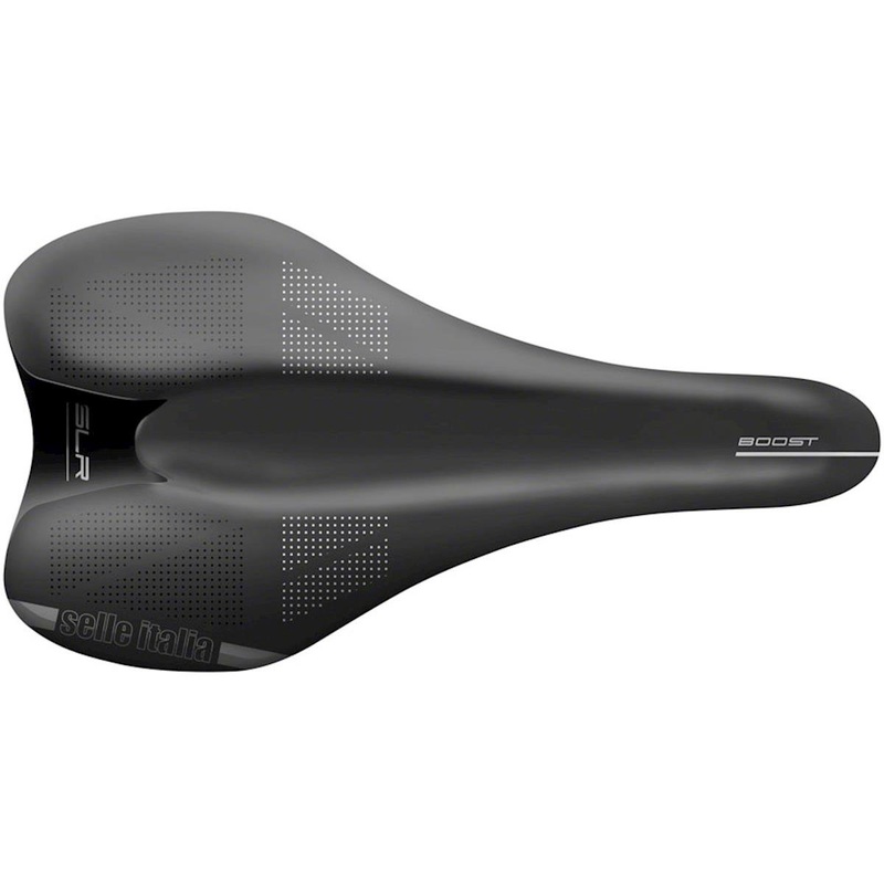 Selle Italia SLR Boost TM Saddle (Black) (Hollow Manganese Rails) (S1) (130mm)