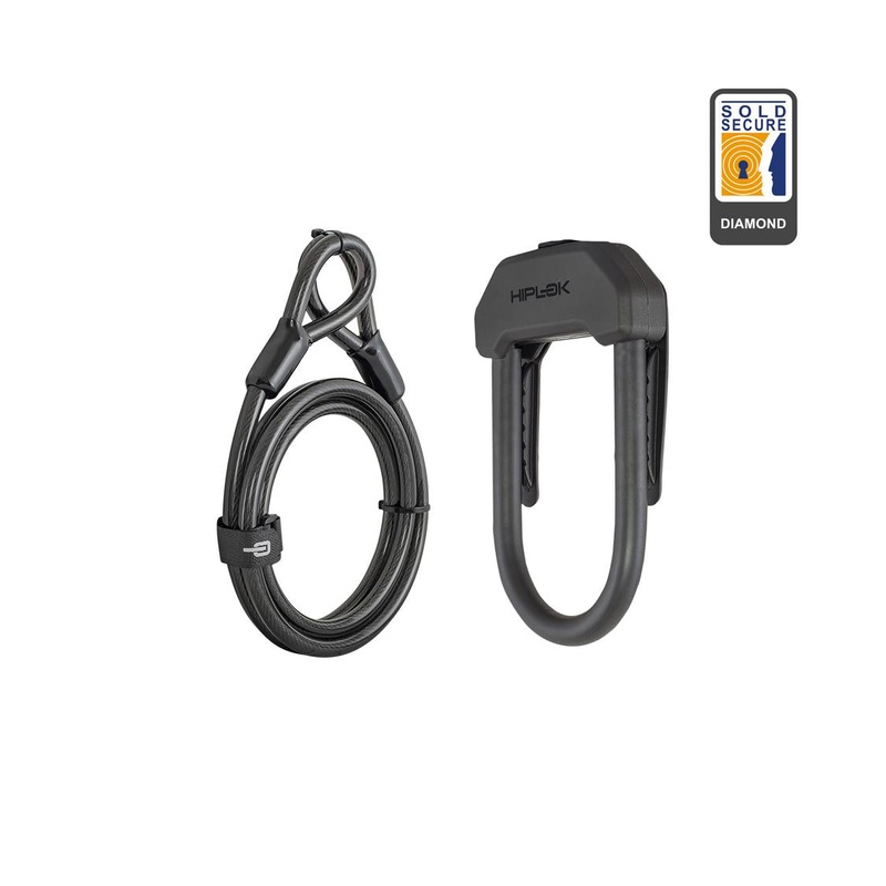 Hiplok – DX Plus – D-Lock With 2 Metre Cable
