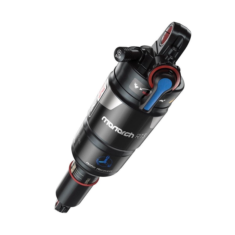 Rockshox – Monarch Rt3 – (200X51/7.875X2.0) Debonair Tune-Midreb/Midcomp – Soft Pedal – 320 Lockout Force – Fast Black Body – My16: Black 200X51