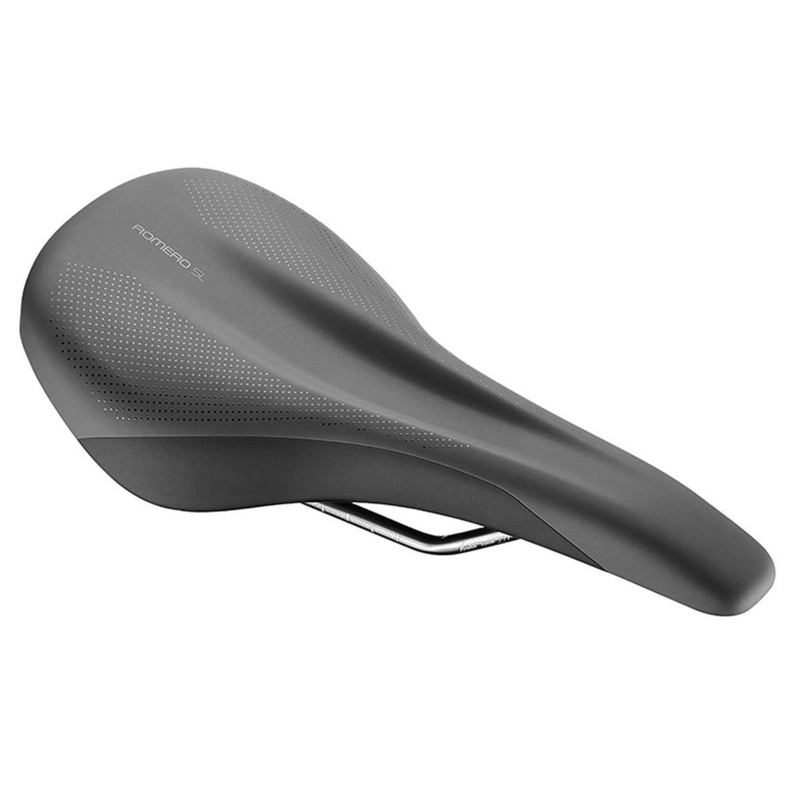 Giant Romero SL Saddle (Black) (Alloy Rails) (138mm)