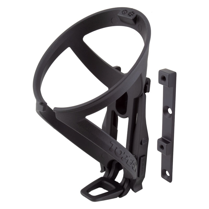 Topeak Ninja Master+ X1AJ Water Bottle Cage – QuickClick Includes Tire Levers BLK