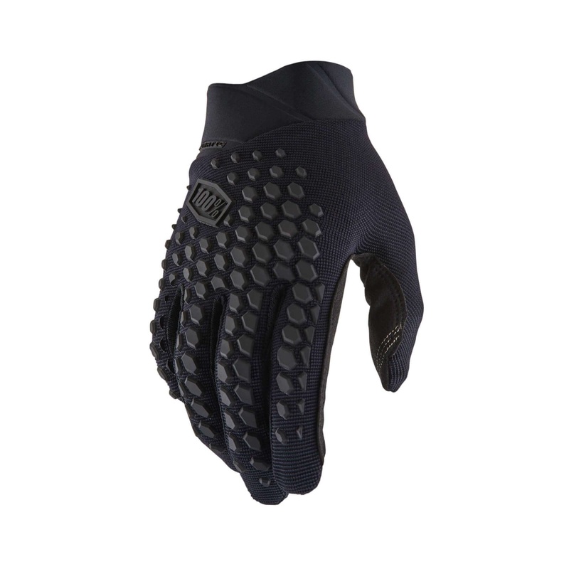 100% Geomatic Gloves Black / Charcoal