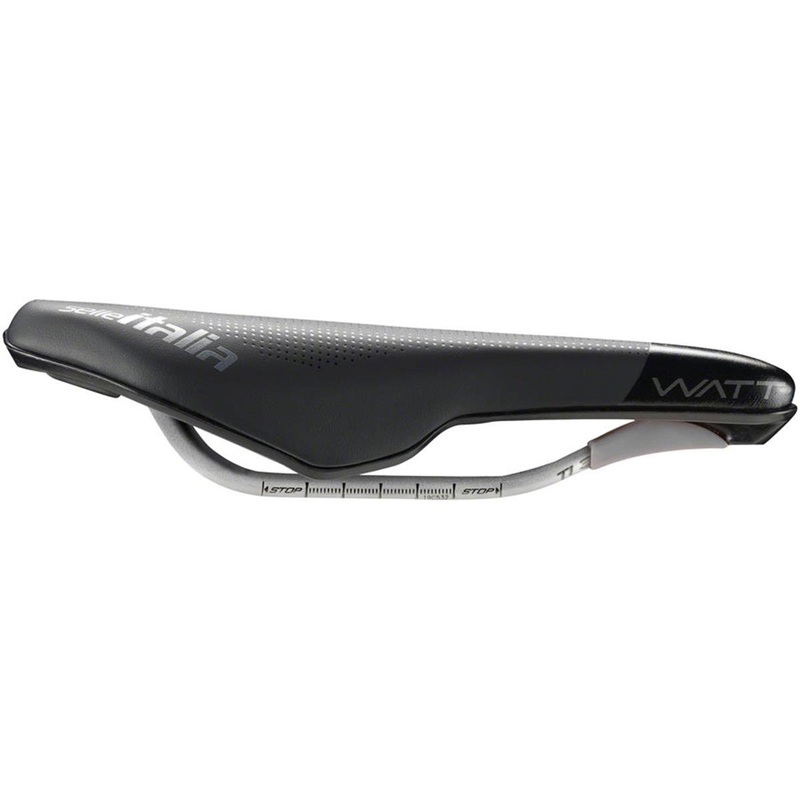 Selle Italia Watt TI 316 Gel Superflow Saddle (Black) (U3) (133mm)